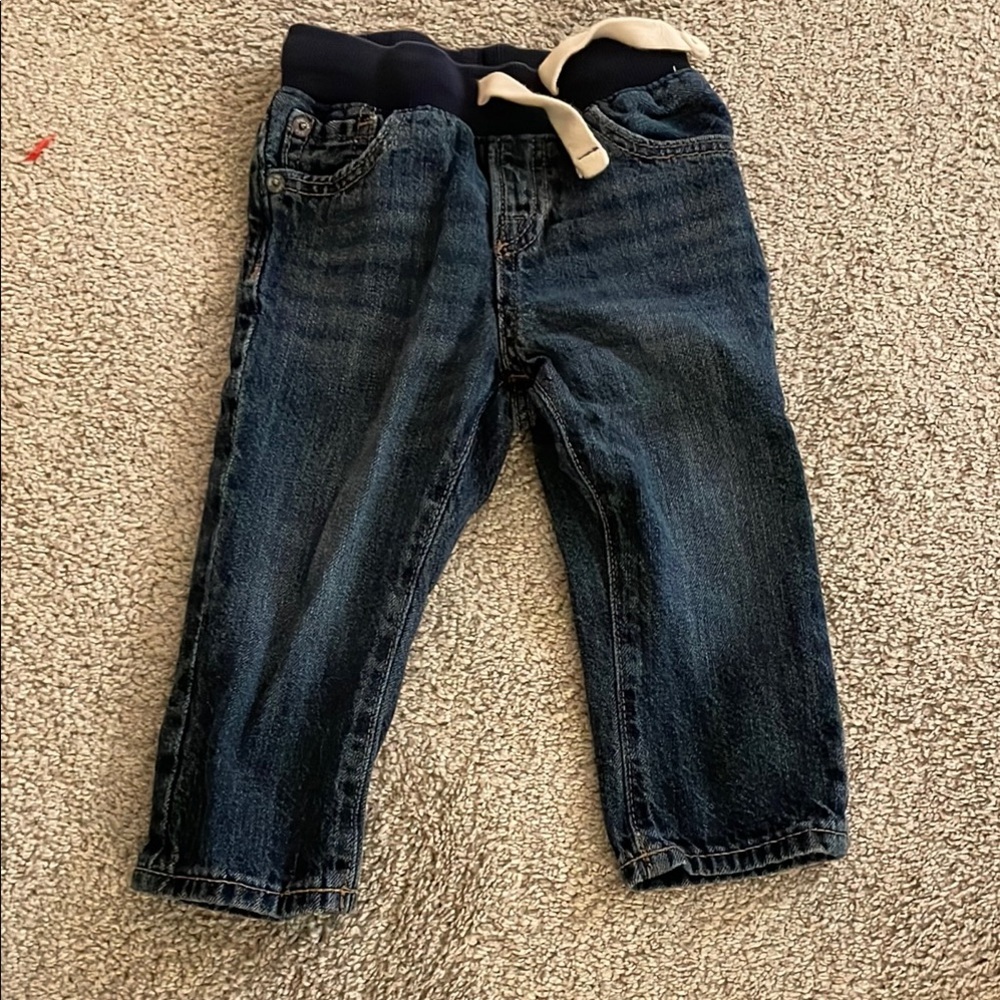 GAP Kids Denim Jeans with Navy Waistband
